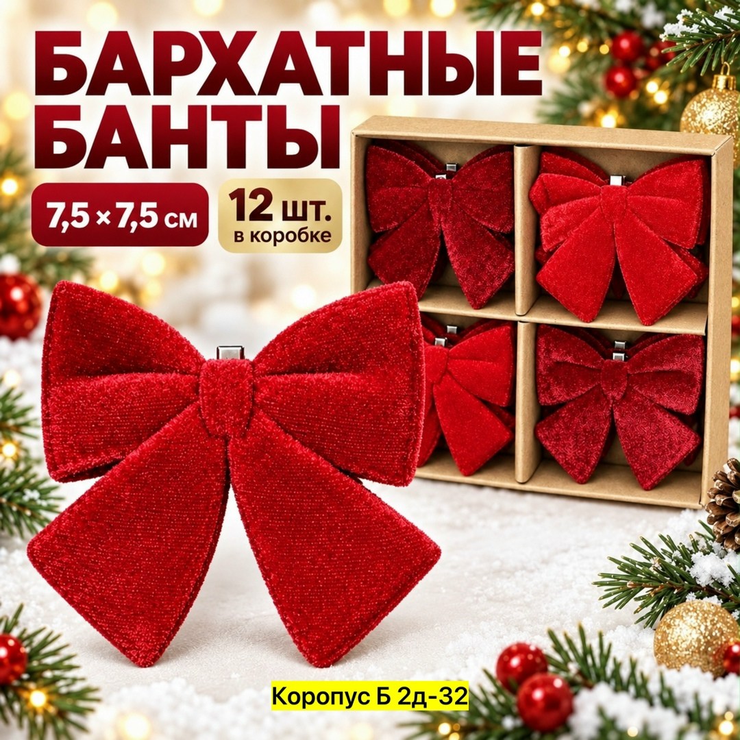 новогодний бант,бант на елку,бант на елку красный,рождественский бант,елочные украшения бантики