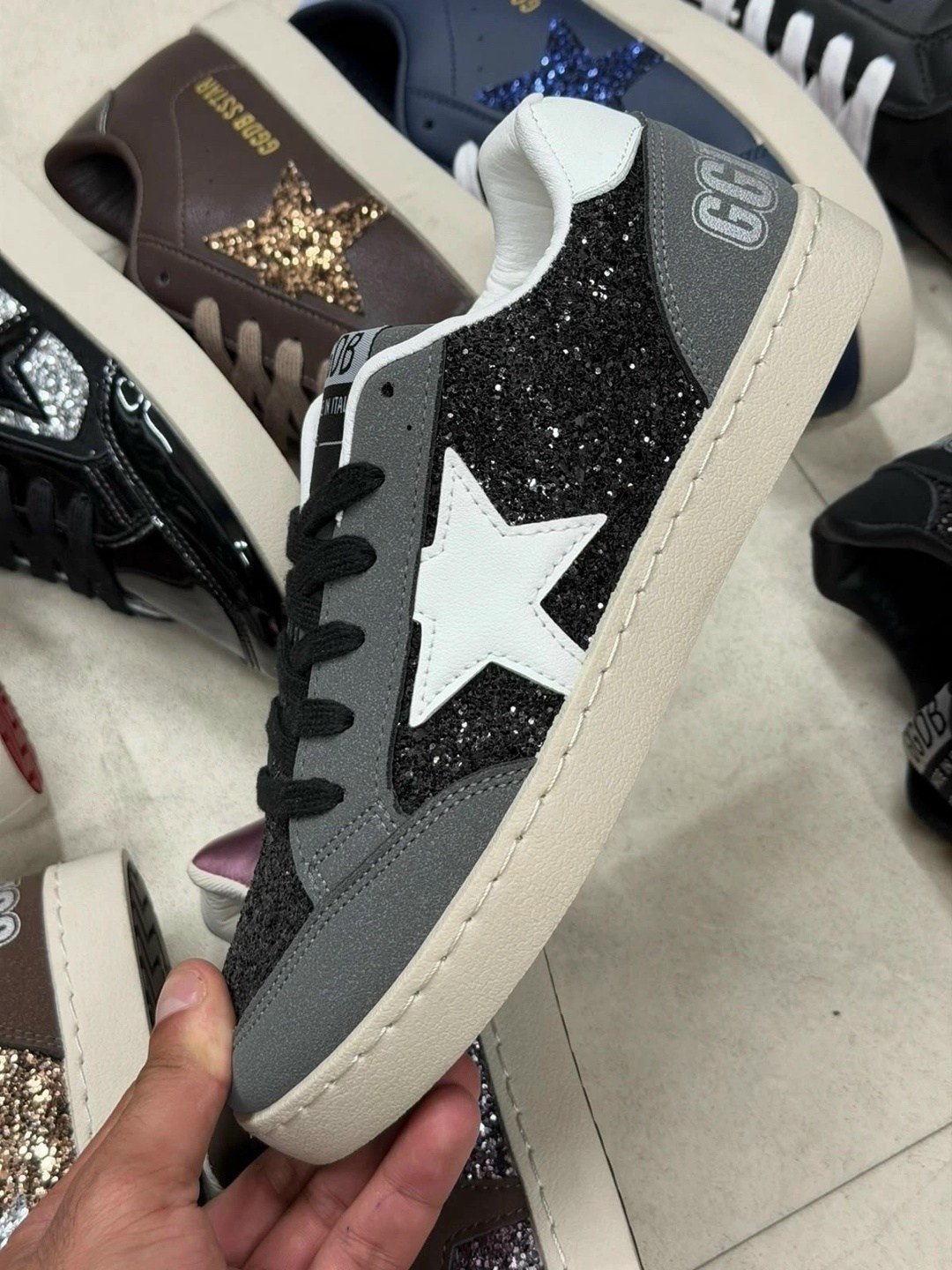 golden goose кеды hi star на платформе черный,кроссовки golden goose,кеды golden goose,,кроссовки superstar golden goose