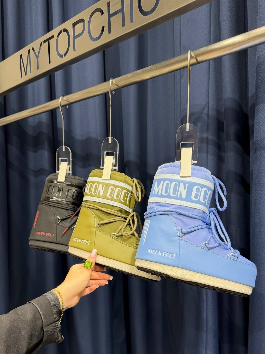 моон бутс луноходы,луноходы moon boot,,луноходы женские,moon boot kids двухцветные ботинки icon синий
