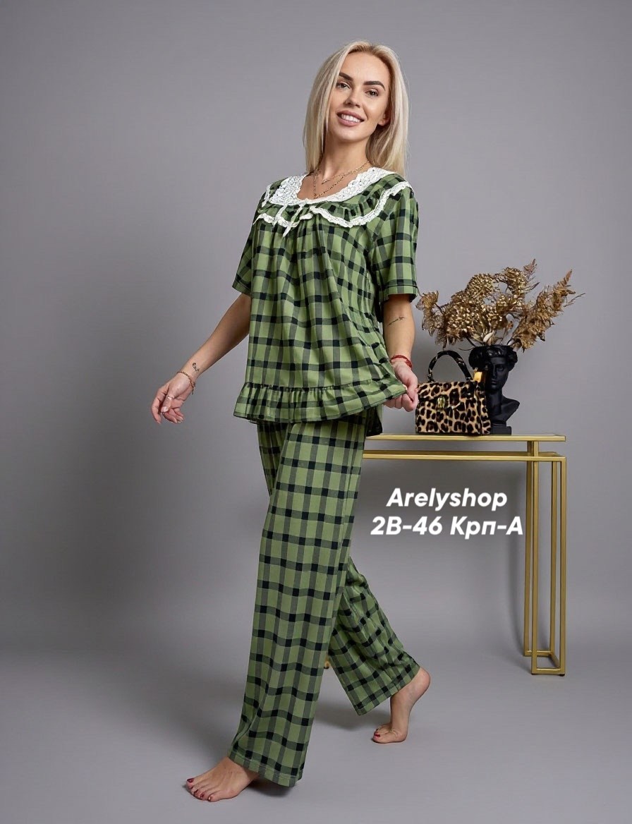 пижамы женски,женская пижама,пижама женская в клетку,пижама с брюками женская,пижама в клеточку