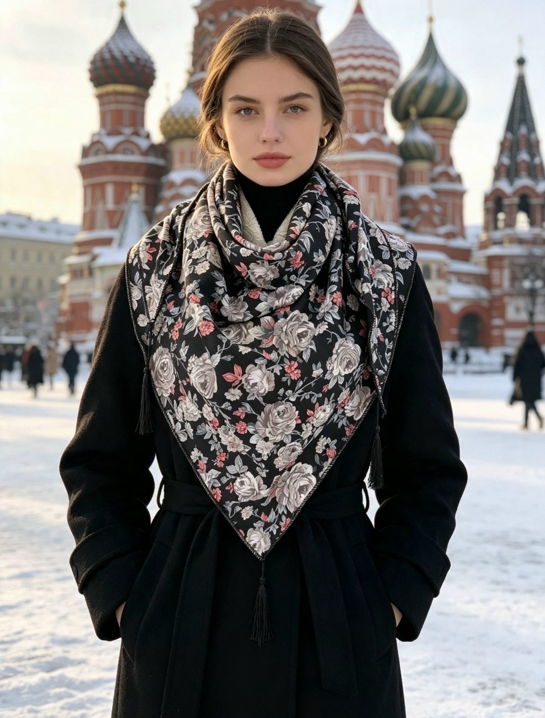 девушка,модные платки,модные шарфы,женские платки,стильные платки