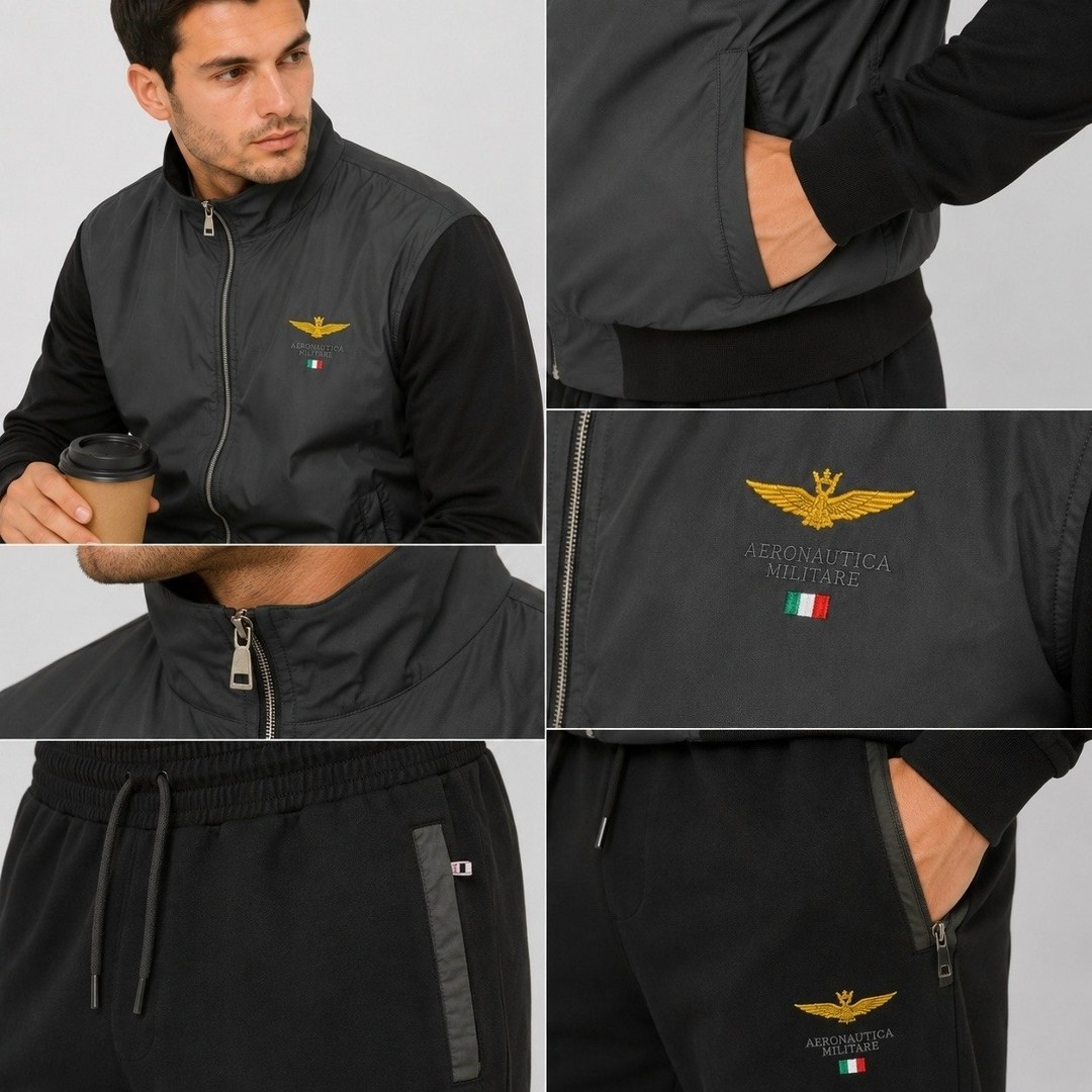 костюм спортивный aeronautica militare,ветровка aeronautica militare,олимпийка aeronautica militare черный,олимпийка aeronautica militare,спортивный костюм aeronautica