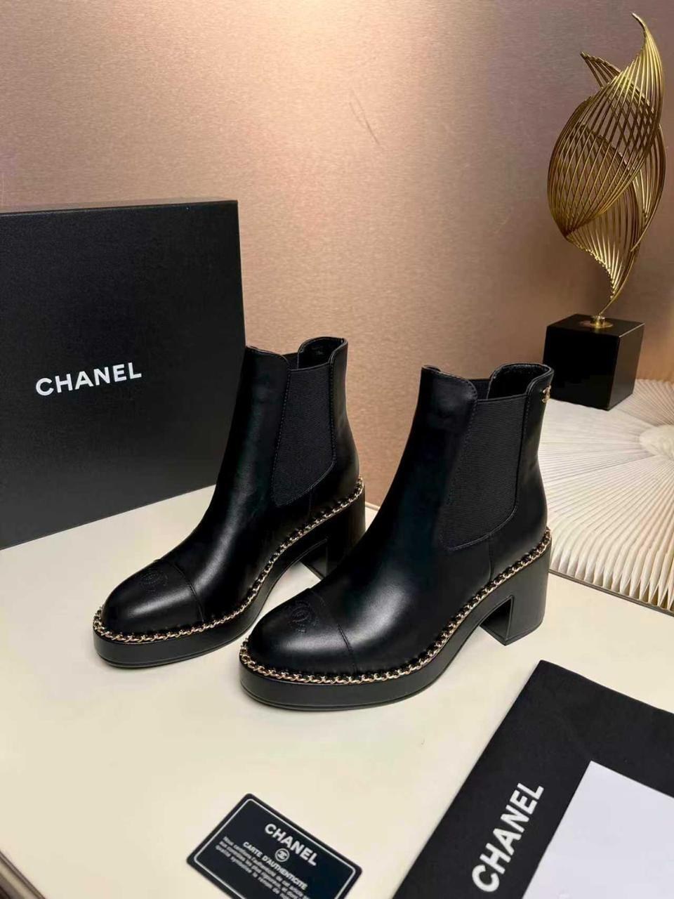 chanel ботильоны женские,ботильоны chanel,сапоги chanel,ботинки chanel,chanel (шанель) новые женские осенне-зимние сапоги