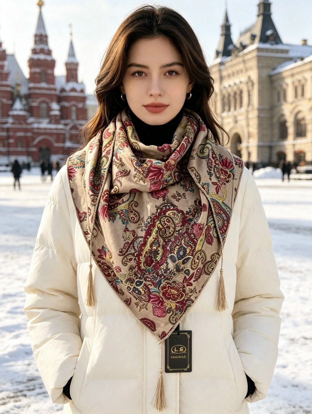 девушка,модные платки,модные шарфы,женские платки,стильные платки