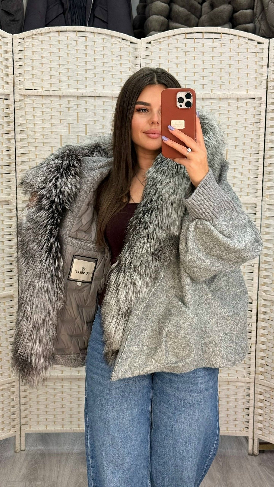 женский пуховик с натуральным мехом max mara premium,зимняя куртка-пальто оверсайз v8oss,меховая куртка,зимняя куртка-пальто оверсайз,женская зимняя куртка