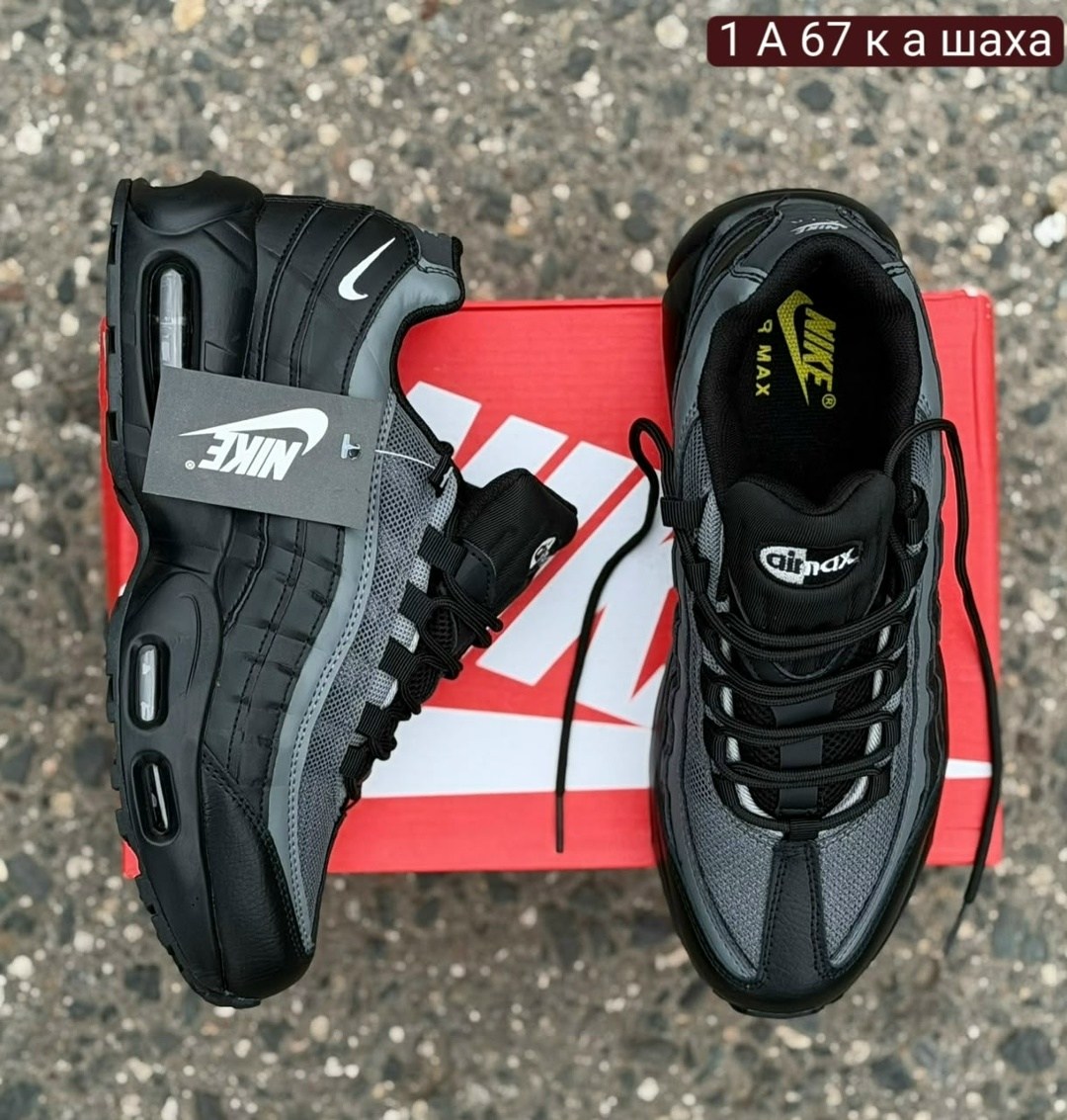 кроссовки nike air max 95,кроссовки,nike air max 95 essential,nike air max 95 triple black,мужской кроссовки