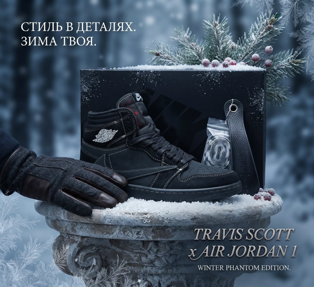 кроссовки nike travis scott x air jordan 1,кроссовки nike air jordan 1 travis scott с мехом,кроссовки nike air jordan 1 travis scott,зимние кроссовки nike air jordan 1,кроссовки зимние высокие nike ai