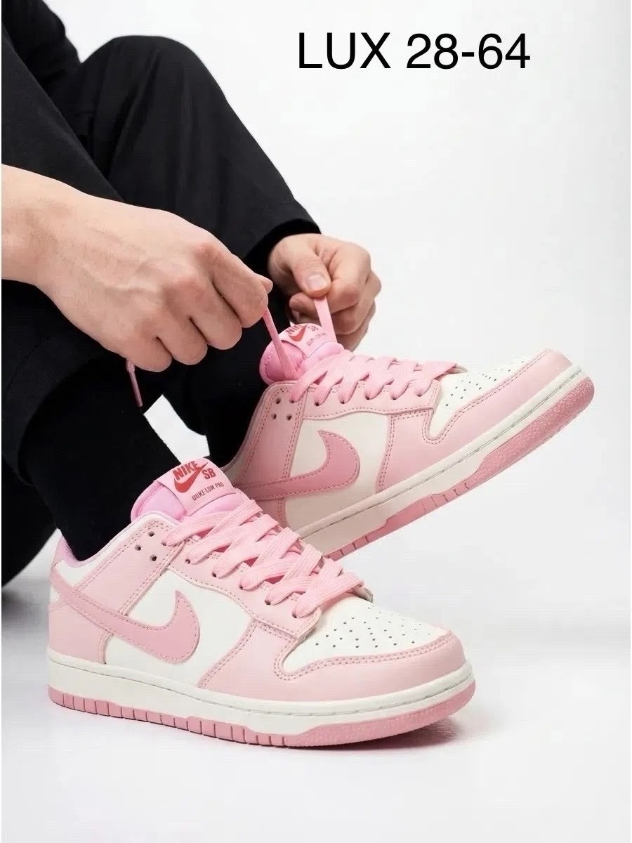 розовый nike,nike dunk low gs 'triple pink',кроссовки,женские кроссовки,кроссовки найк розовые