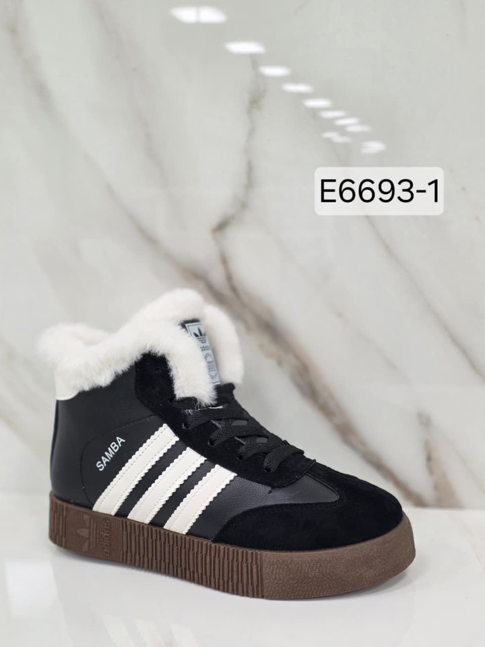 ,кроссовки высокие adidas samba зимние с мехом,кроссовки женскиe, женская,кроссовки зимние женские