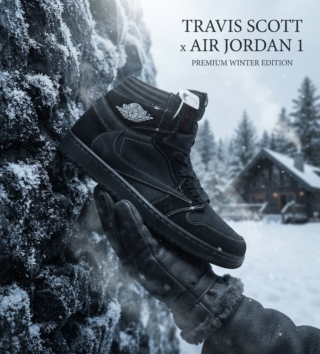 кроссовки nike travis scott x air jordan 1,кроссовки nike air jordan 1 travis scott с мехом,кроссовки nike air jordan 1 travis scott,зимние кроссовки nike air jordan 1,кроссовки зимние высокие nike ai