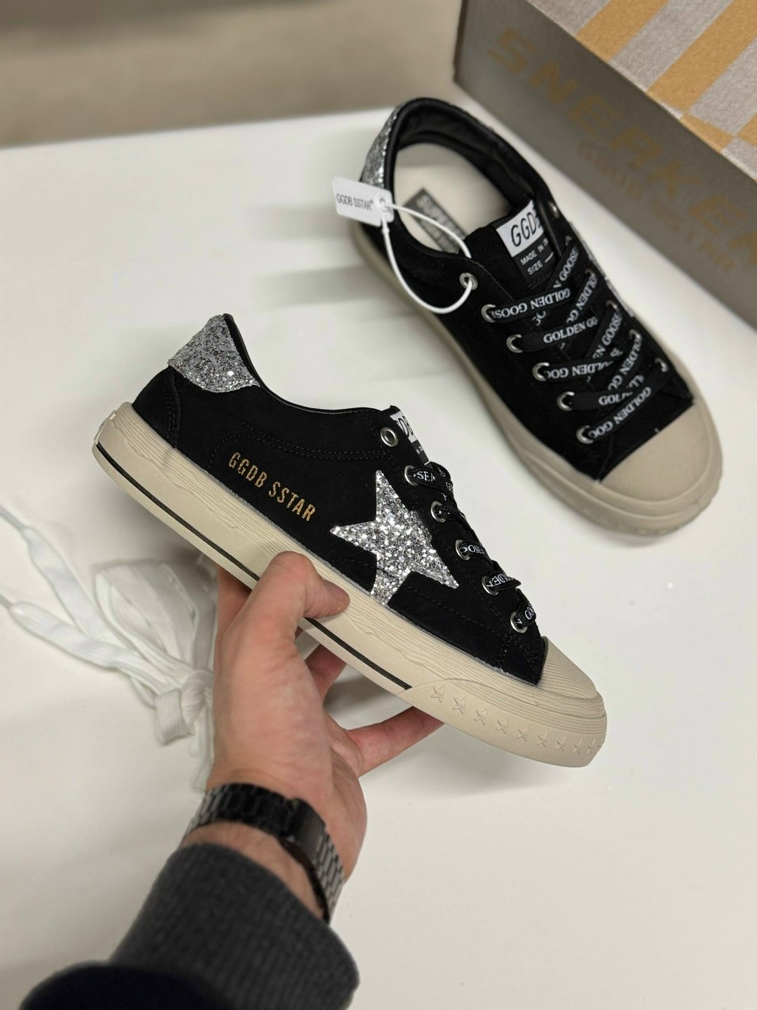 кроссовки golden goose hi star classic синий,синие женские замшевые кеды hi star golden goose,кеды golden goose,замшевые кеды hi star golden goose deluxe brand,замшевые кеды hi star golden goose gwf00
