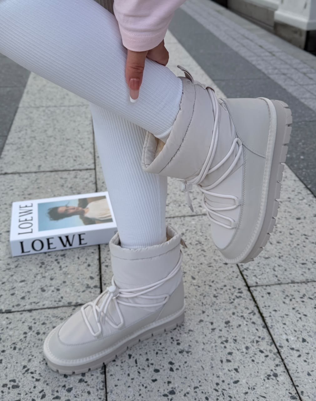,дутики,дутики женские 2201-81 white,дутики женские,луноходы женские