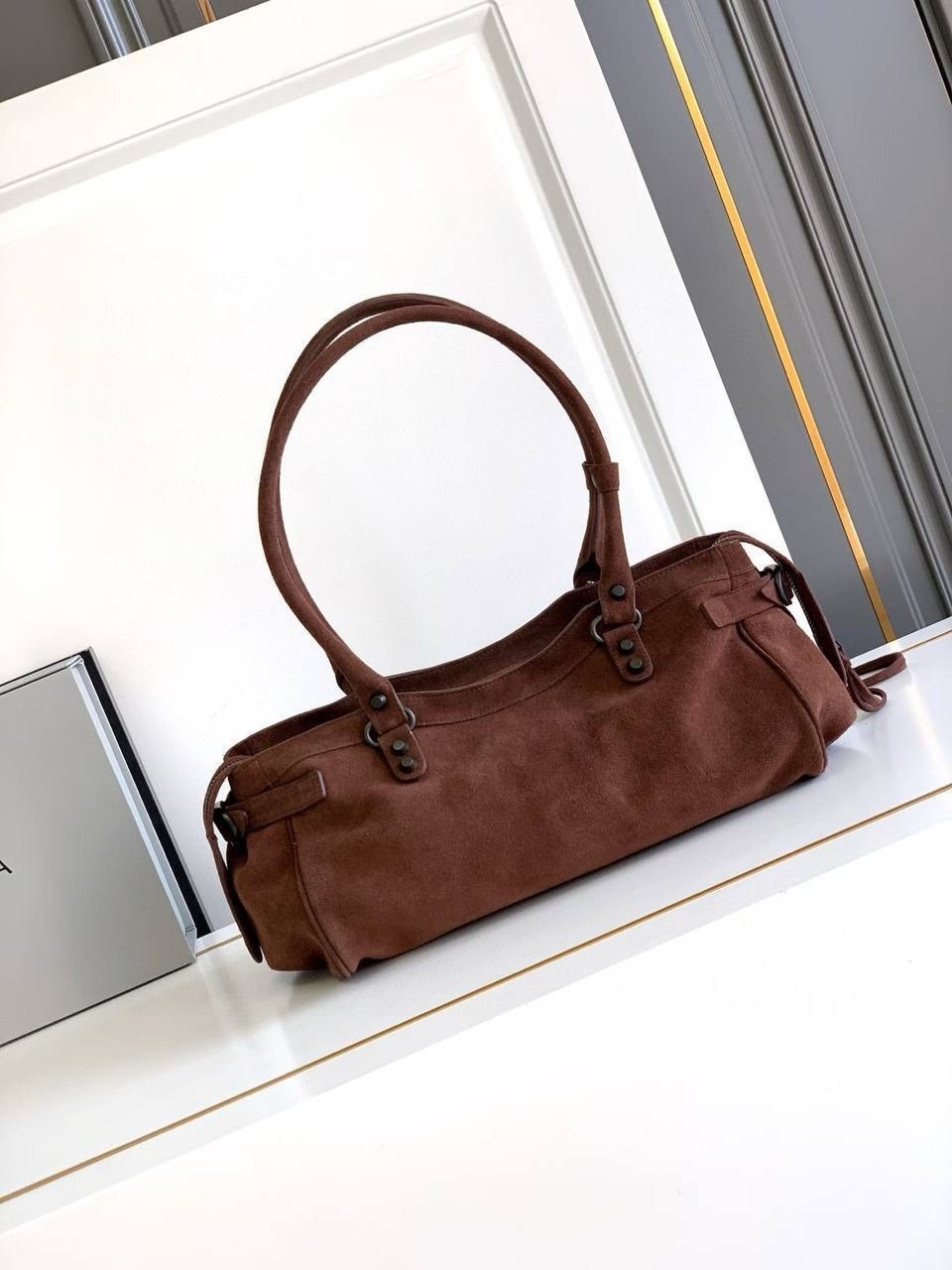 сумка женская balenciaga,сумка balenciaga,замшевая сумка,сумки коричневый,модная сумка