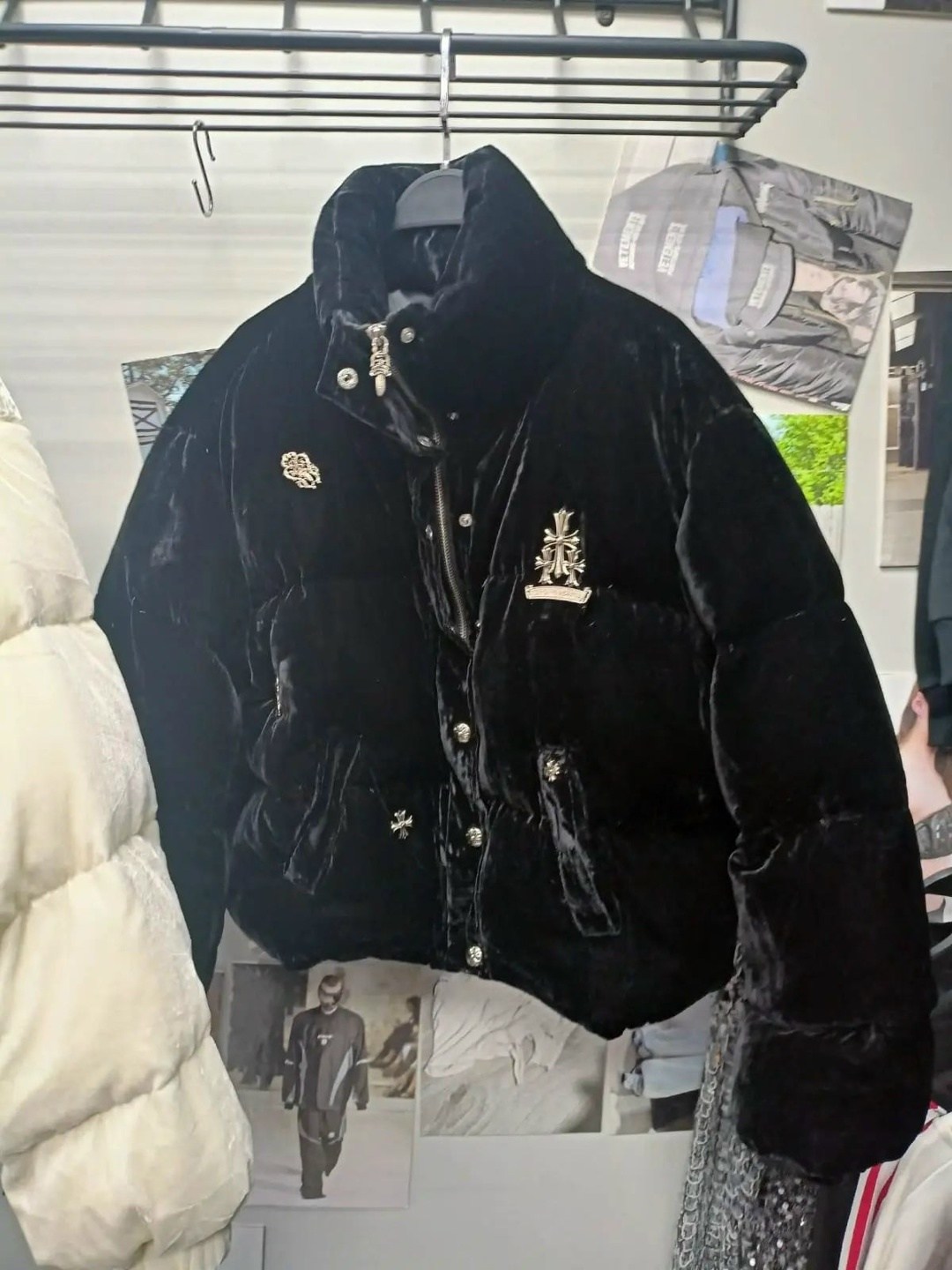 пуховик ralph lauren,пуховик lauren ralph lauren,prada бархатный пуховик черный,ralph lauren velvet puffer coat,бархатный пуховик