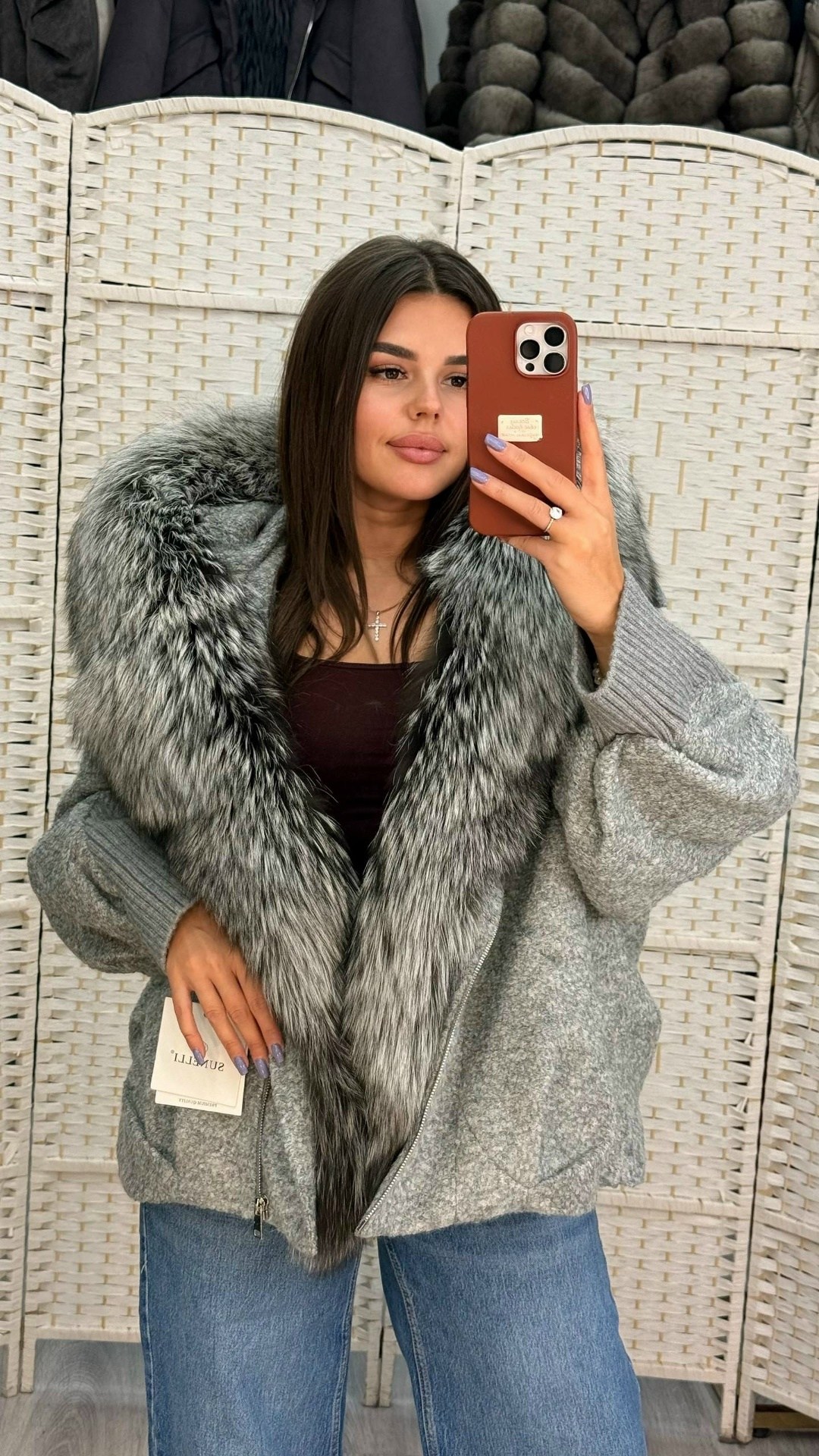 женский пуховик с натуральным мехом max mara premium,зимняя куртка-пальто оверсайз v8oss,меховая куртка,зимняя куртка-пальто оверсайз,женская зимняя куртка