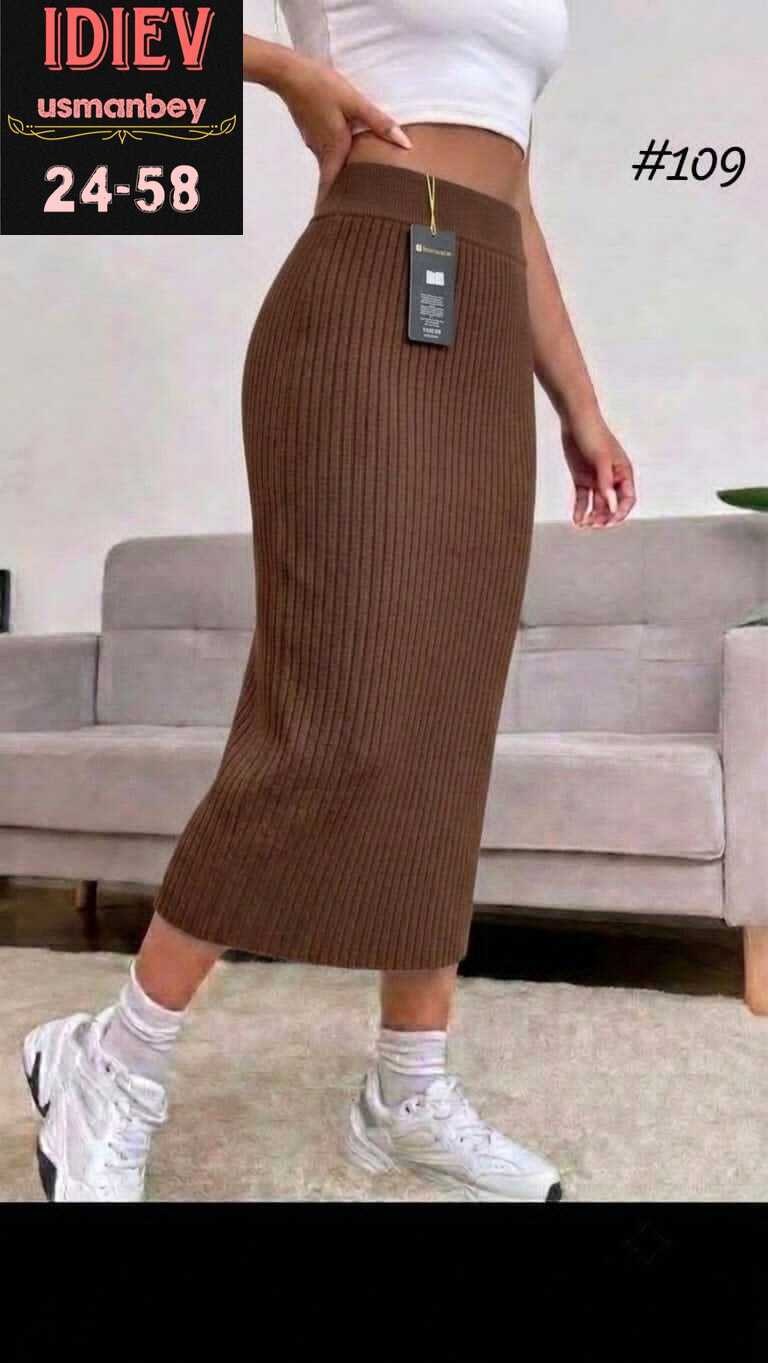 shein ezwear юбка с высокой талией вязаный в рубчик,трикотажная юбка,вязаные юбки,юбка женская,юбка трикотаж