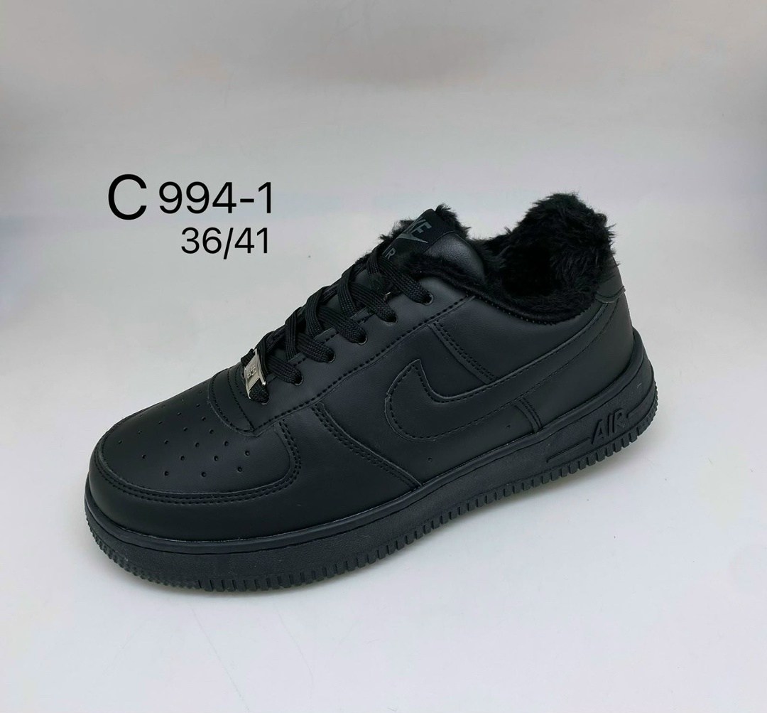 кроссовки зимние nike air force 1,кроссовки nike air force 1 low a100590 all black зимние с мехом,зимние кроссовки nike air force 1 low,кроссовки зимние air force 1 черные nike,кроссовки nike air forc