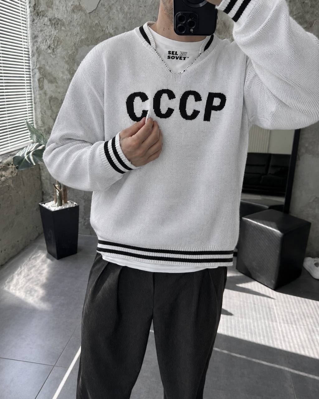 оверсайз кофта с надписью ссср bux,свитер ссср,свитер с надписью ссср,кофта ссср,кофта женский