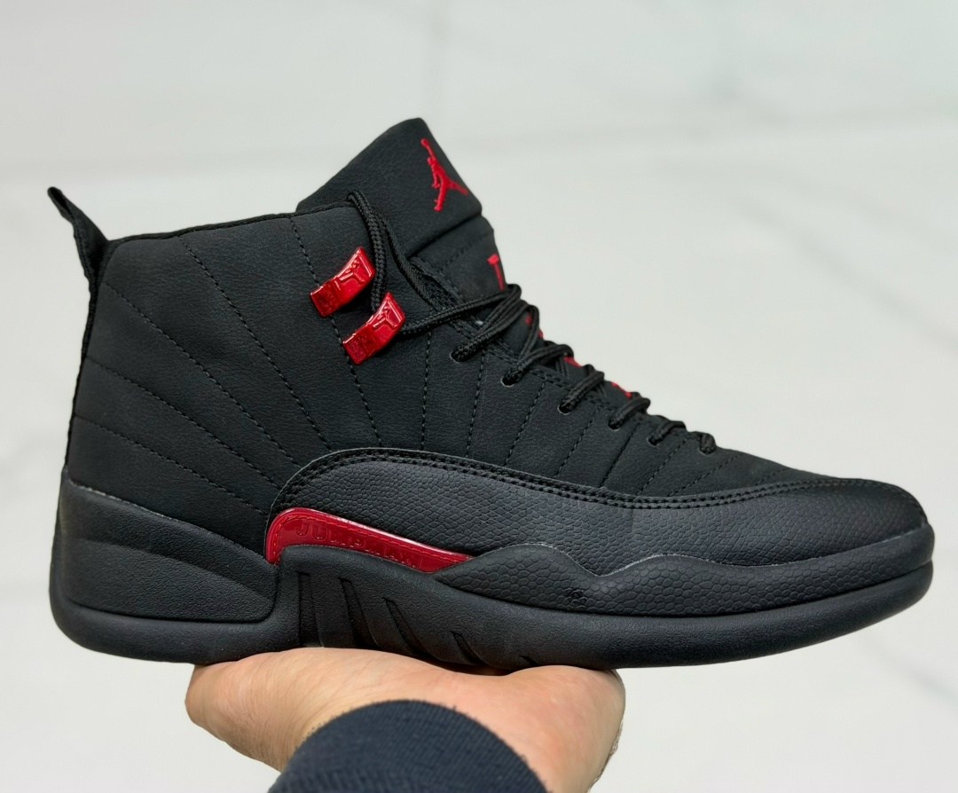 кроссовки air jordan 12 retro 'black taxi',air jordan 12 black taxi,jordan 12 black,кроссовки air jordan 12 retro gs black taxi,air jordan 12 retro