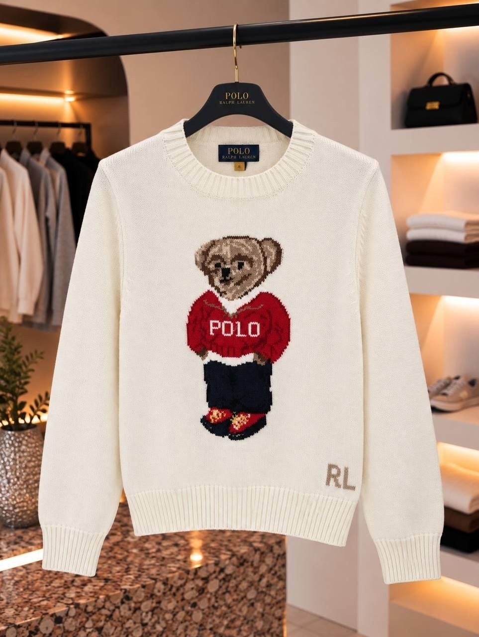 свитер polo ralph lauren,свитер с мишкой ральф лорен,polo ralph lauren джемпер с принтом polo bear,свитер с мишкой,ralph lauren polo bear