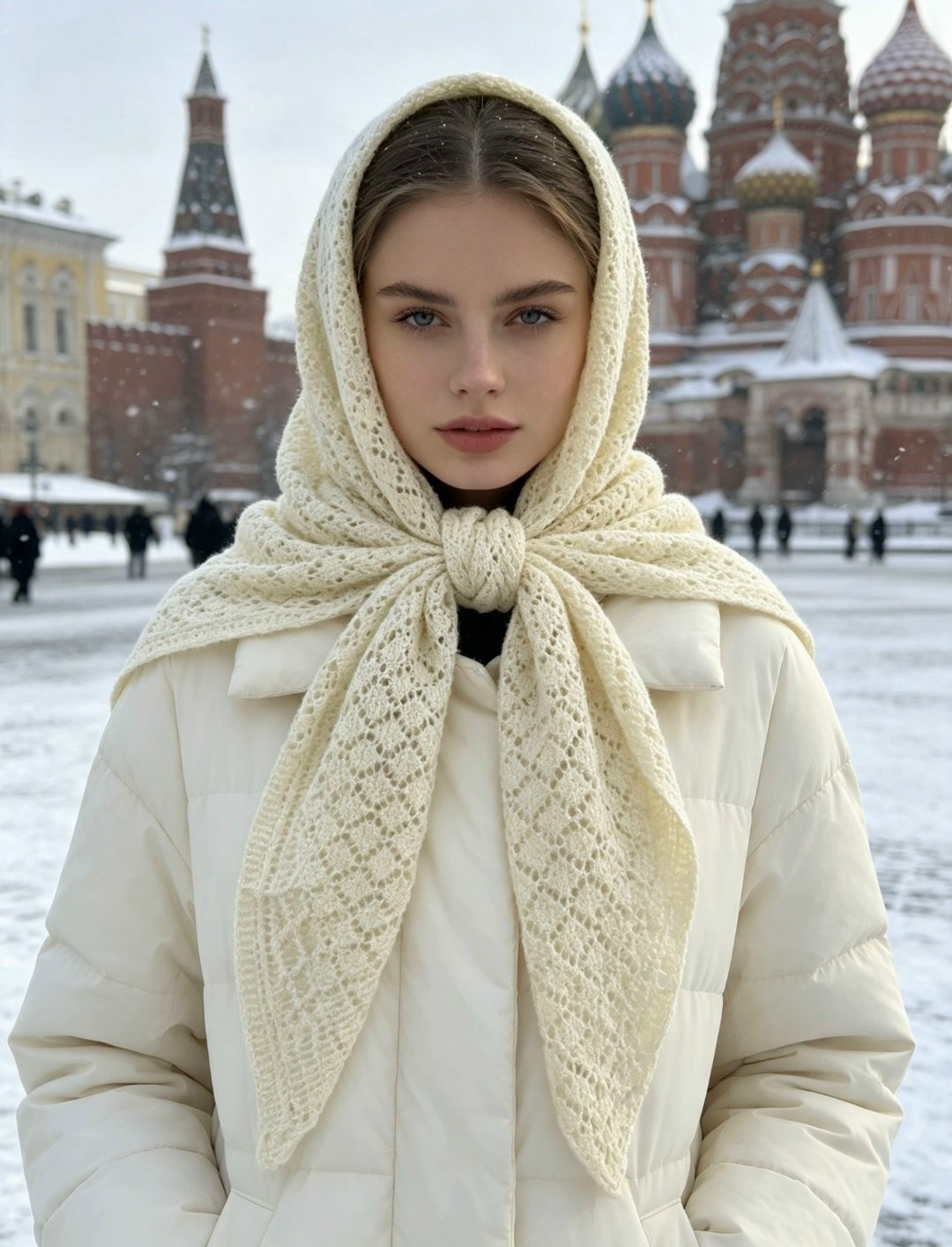 платок женский зимний косынка надо цвет серый,платок женский зимний косынка,платок на голову косынка зимняя вязаная evmi,платок на голову косынка зимняя вязаная evmi_store цвет серый,платок вязаный