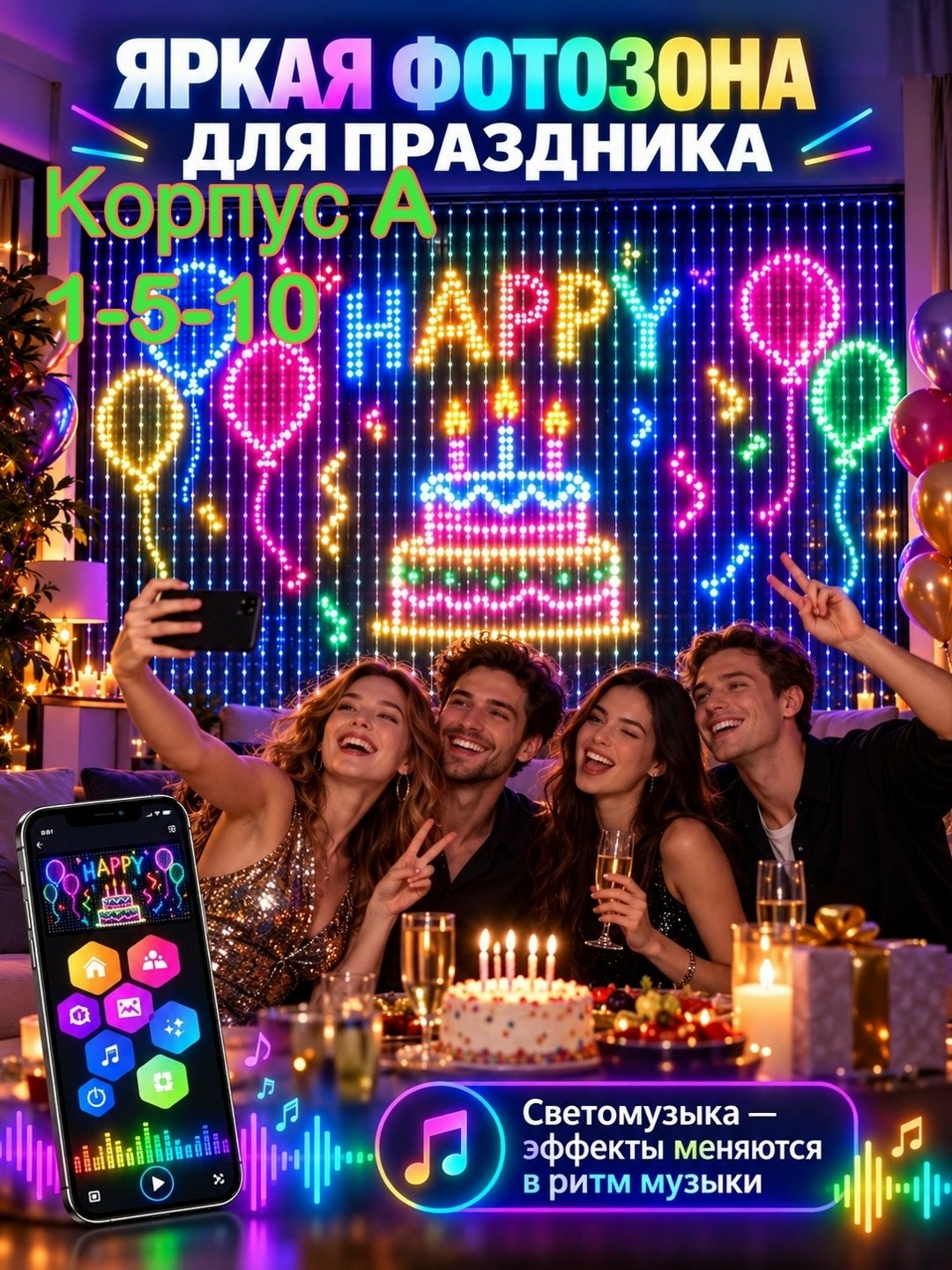 гирлянда штора bluetooth умная 3 2 м,гирлянда штора bluetooth умная 3*2 м anis,гирлянда штора 2 х 2,электрогирлянда занавес светодиодная 400 ламп 3 м,электрогирлянда интерьерная штора светодиодная