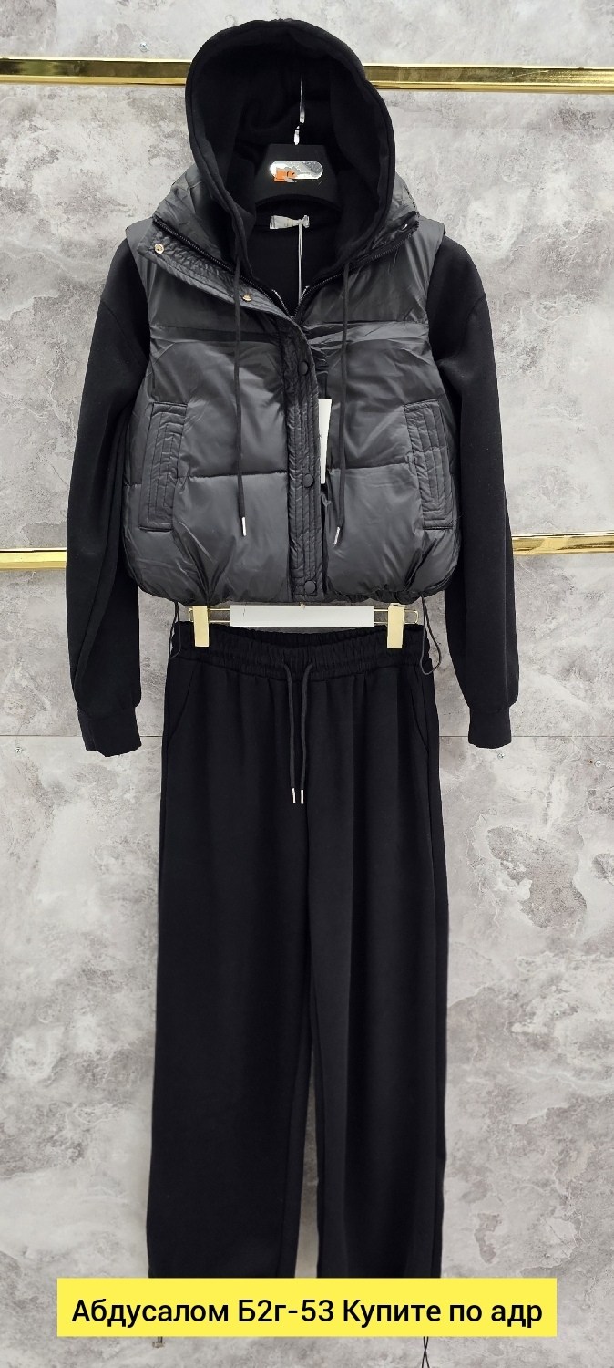 спортивный костюм утепленный mir wear тройка женский,костюм на флисе,костюм женский тройка,одежда комплект,женский спортивный костюм тройка с жилеткой
