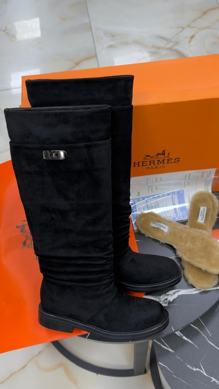сапоги hermes,сапоги hermes женские,,сапоги замшевые hermes jumping,сапоги эрмес женские