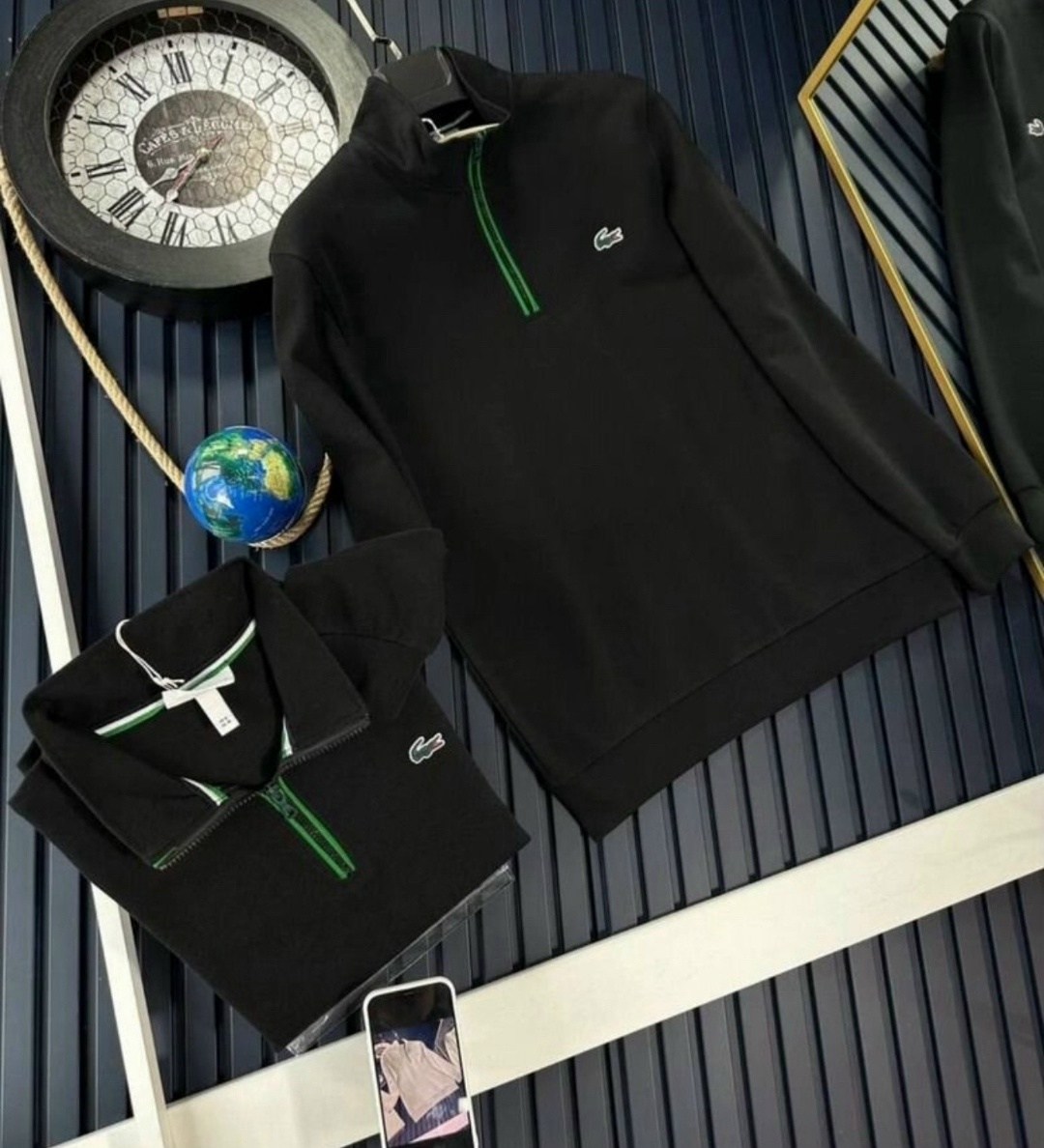 мужской свитшот,толстовка мужская lacoste casual зеленая,свитшот lacoste,толстовка мужская lacoste casual зеленая xl,мужская кофта