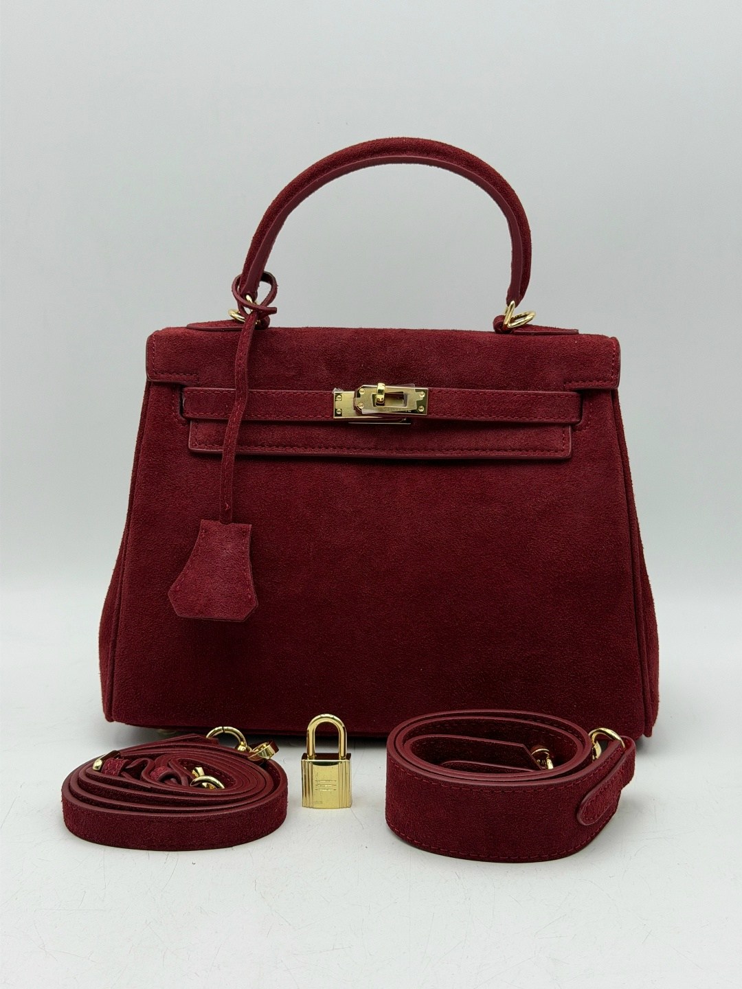 замшевая сумка,hermes сумка,женская брендовая сумка,бордовая сумка,сумка