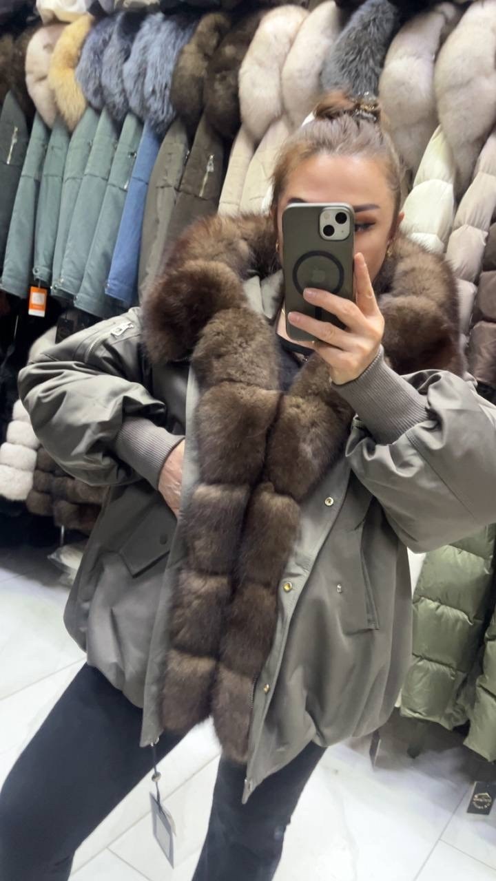 парка с мехом,парка с натуральным мехом,парка женская с натуральным мехом,зимние куртки,куртка с мехом