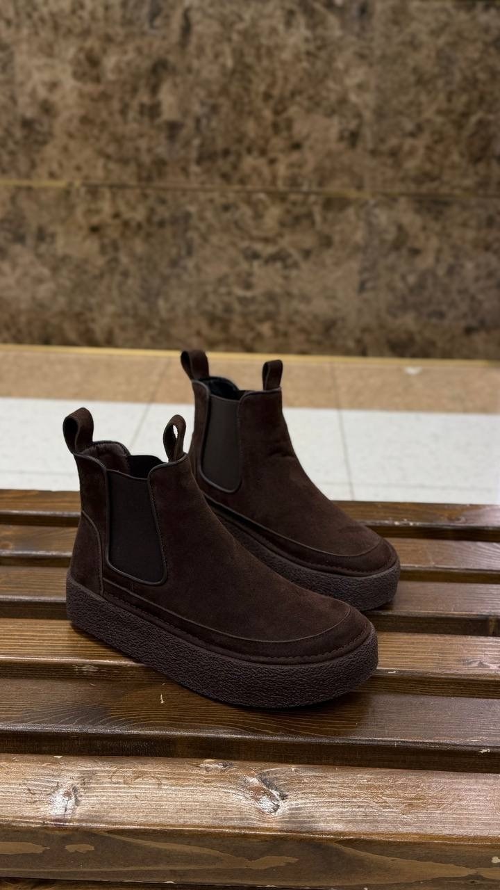 замшевые ботинки brunello cucinelli,замшевые ботинки,,ботинки brunello cucinelli,ботинки челси brunello cucinelli