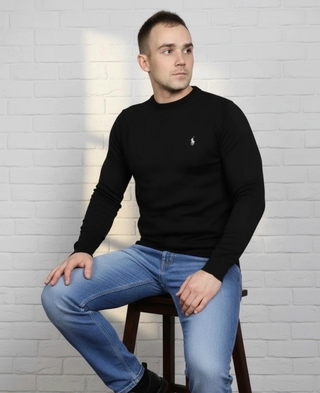 мужской джемпер,мужской свитер,свитер классический,свитер джемпер мужской,черный джемпер