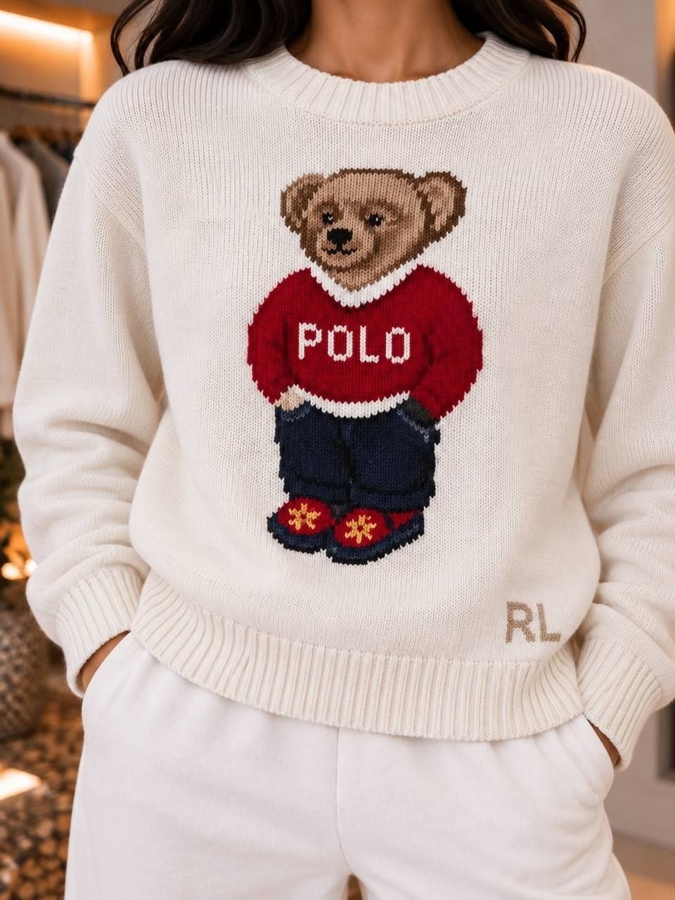 свитер polo ralph lauren,свитер с мишкой ральф лорен,polo ralph lauren джемпер с принтом polo bear,свитер с мишкой,ralph lauren polo bear