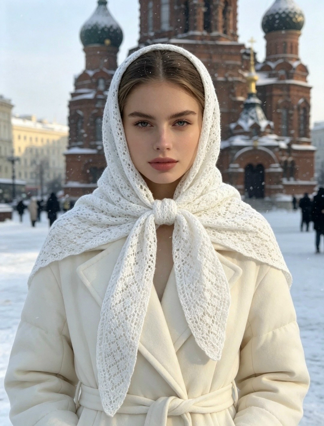 платок женский зимний косынка надо цвет серый,платок женский зимний косынка,платок на голову косынка зимняя вязаная evmi,платок на голову косынка зимняя вязаная evmi_store цвет серый,платок вязаный