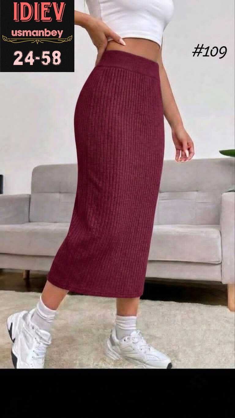 shein ezwear юбка с высокой талией вязаный в рубчик,трикотажная юбка,вязаные юбки,юбка женская,юбка трикотаж