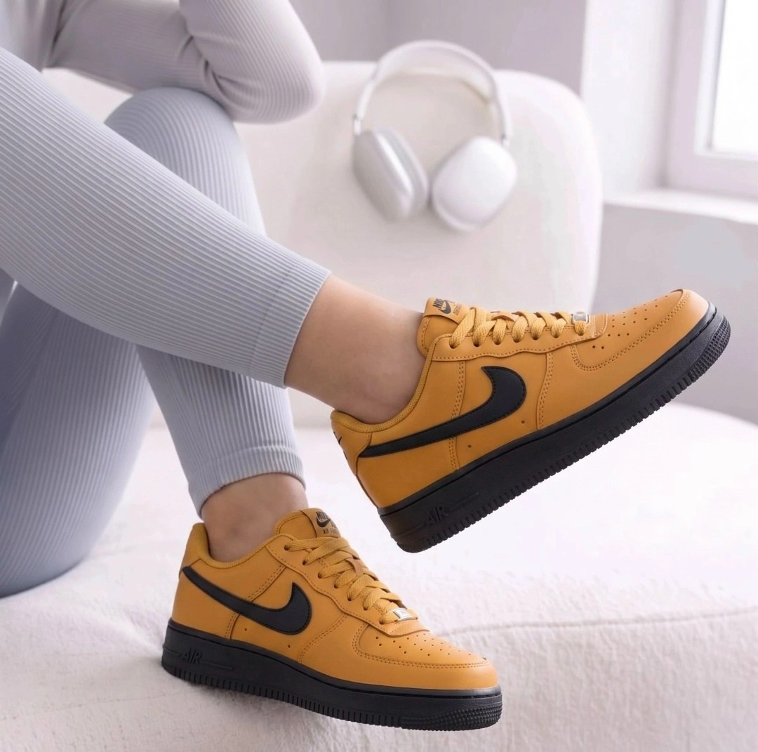 nike air force 1 low wheat black,nike air force 1,кросcовки nike air force 1,кроссовки,nike air force 1 07
