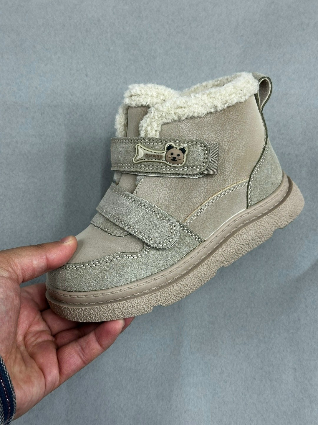 ботинки детские happy baby 86548 бежевый,,детская ,зимние детские ботинки,ботинки детские happy baby 86548 бежевый 26