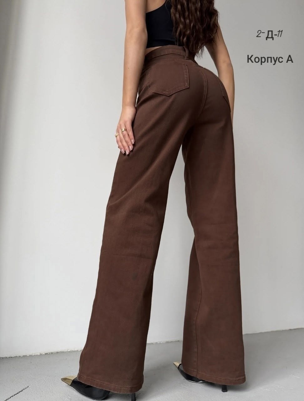 женские джинсы,женские коричневые джинсы,джинсы женский look of young коричневый палаццо,коричневые джинсы,брюки джинсы