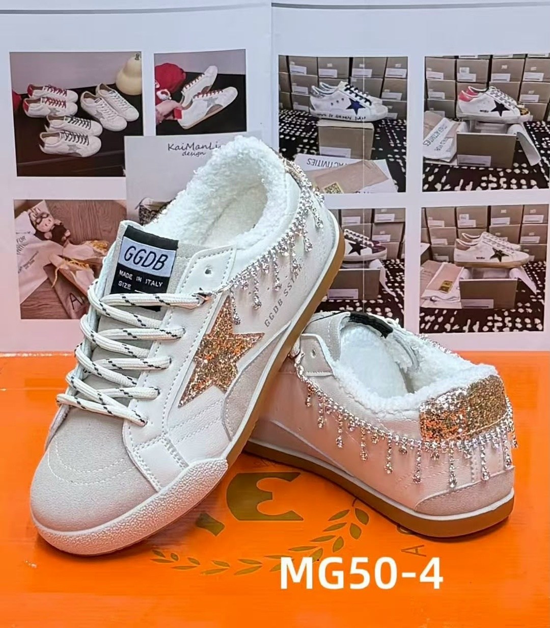 кеды зимние женские golden goose модель 618592,,кеды зимние с натуральным мехом golden goose premium shoes,кеды голден гус женские,кеды с мехом