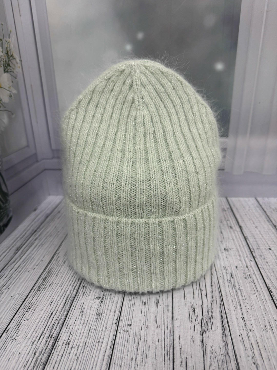 шапка,шапка бини,женская шапка,шапка bering hat белая коллекция,вязаная шапка