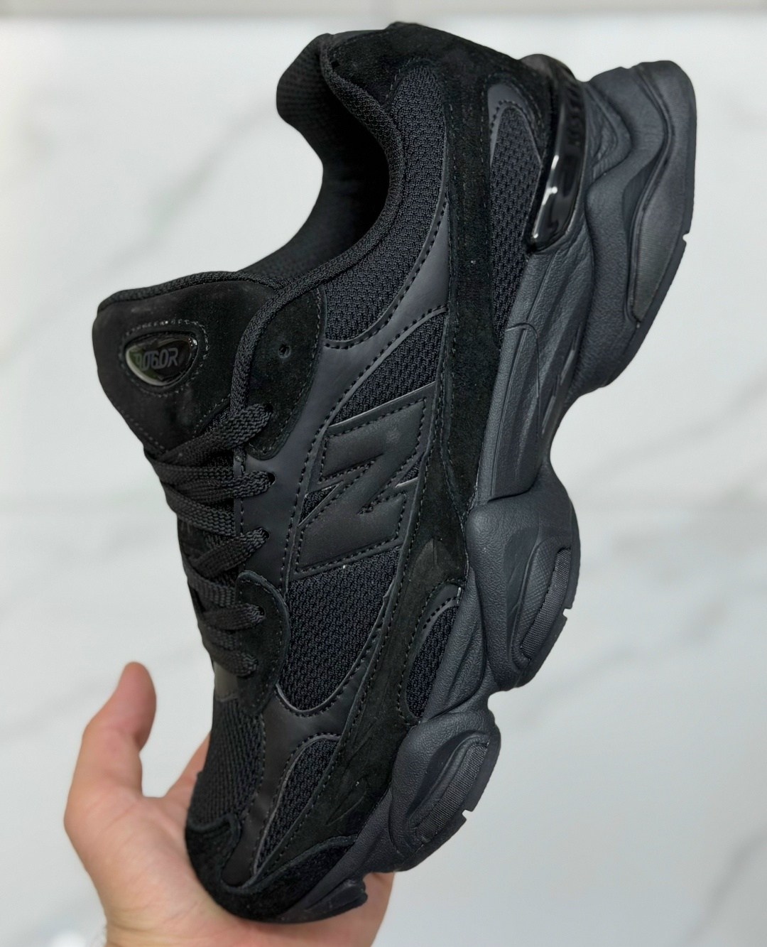 кроссовки new balance 9060,кроссовки,кроссовки new balance,кроссовки 9060  для повседневной жизни new balance черный,мужская