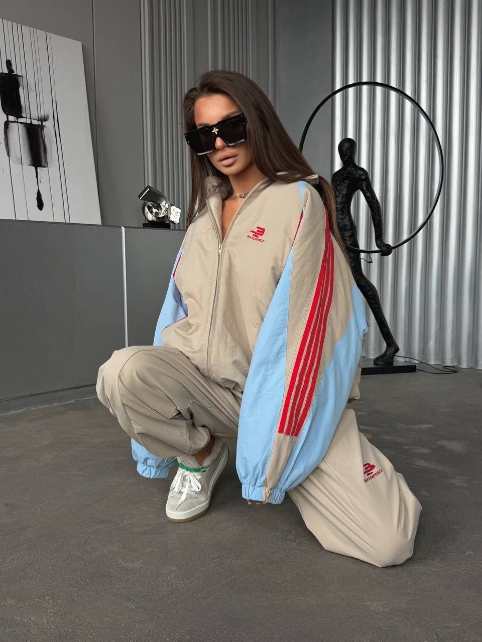 костюм спортивный yaasbae,женские спортивные костюмы,спортивный костюм,костюм для женщин,костюм спортивный adidas стиль 90-х женский