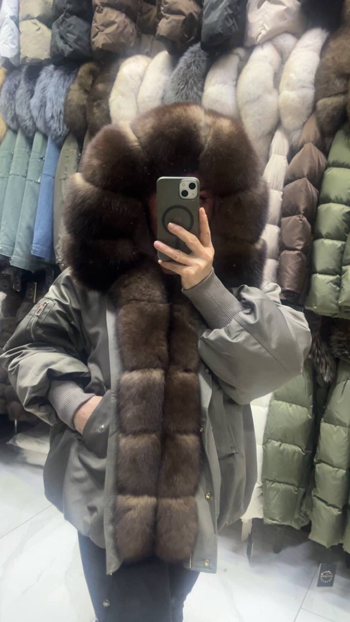 парка с мехом,парка с натуральным мехом,парка женская с натуральным мехом,зимние куртки,куртка с мехом