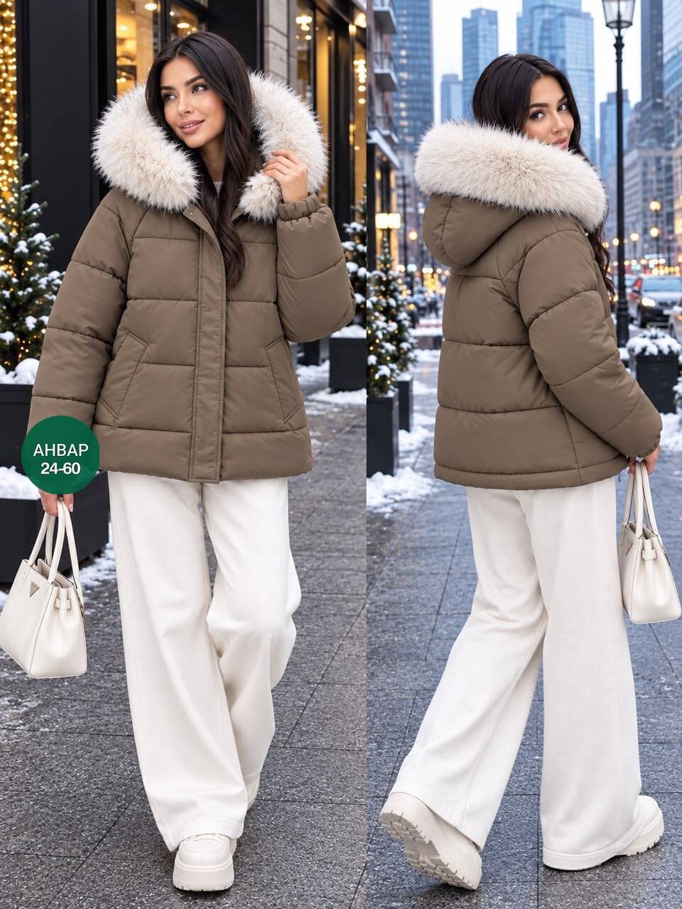 шуба искусственная экошуба зимняя с капюшоном (oversize) n&t store,шубка,искусственная шуба,шуба женская,куртка из экомеха