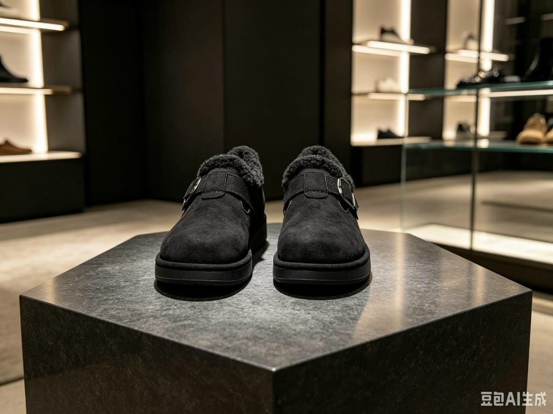 ,угги ugg,угги мужские,угги женский ugg черный замша натуральная зима пряжка,женские угги