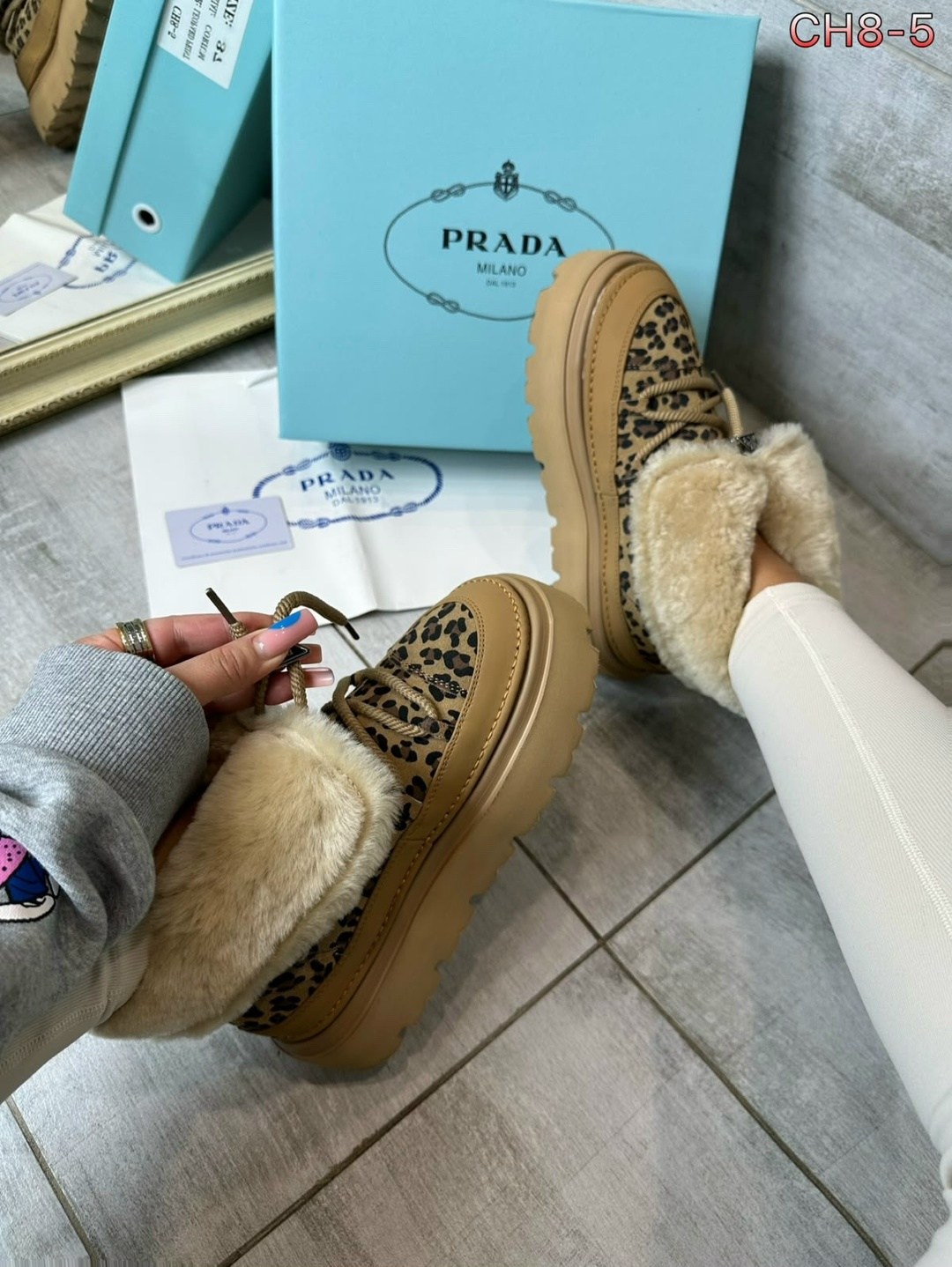 ,дутики prada,угги,зимние дутики на платформе с мехом elegance emporium,женские угги