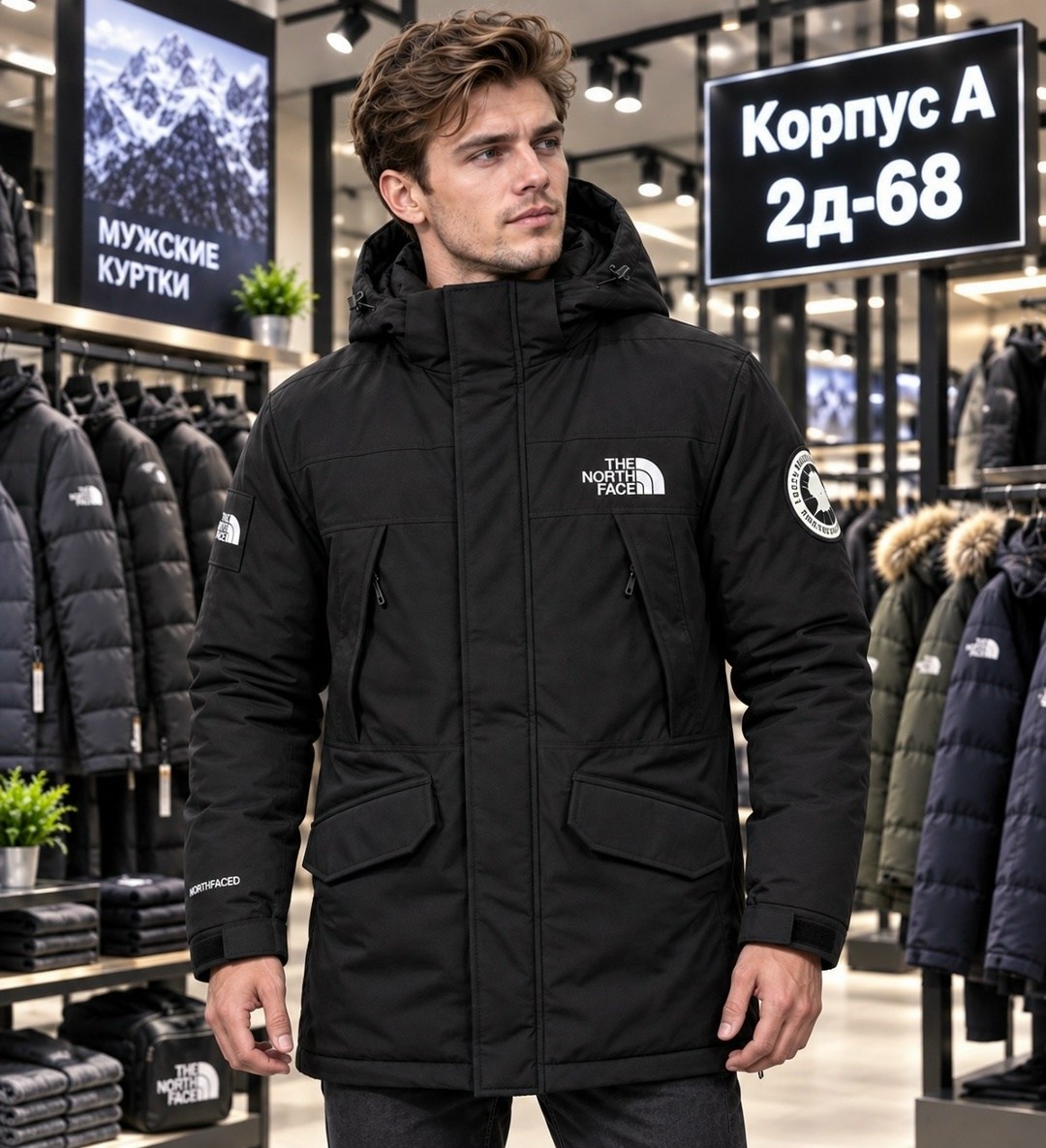 пуховик мужской the north face mcmurdo черный,мужская куртка the north face mcmurdo 2,куртка мужская the north face,зимняя куртка the north face,пуховик мужской the north face mcmurdo 2