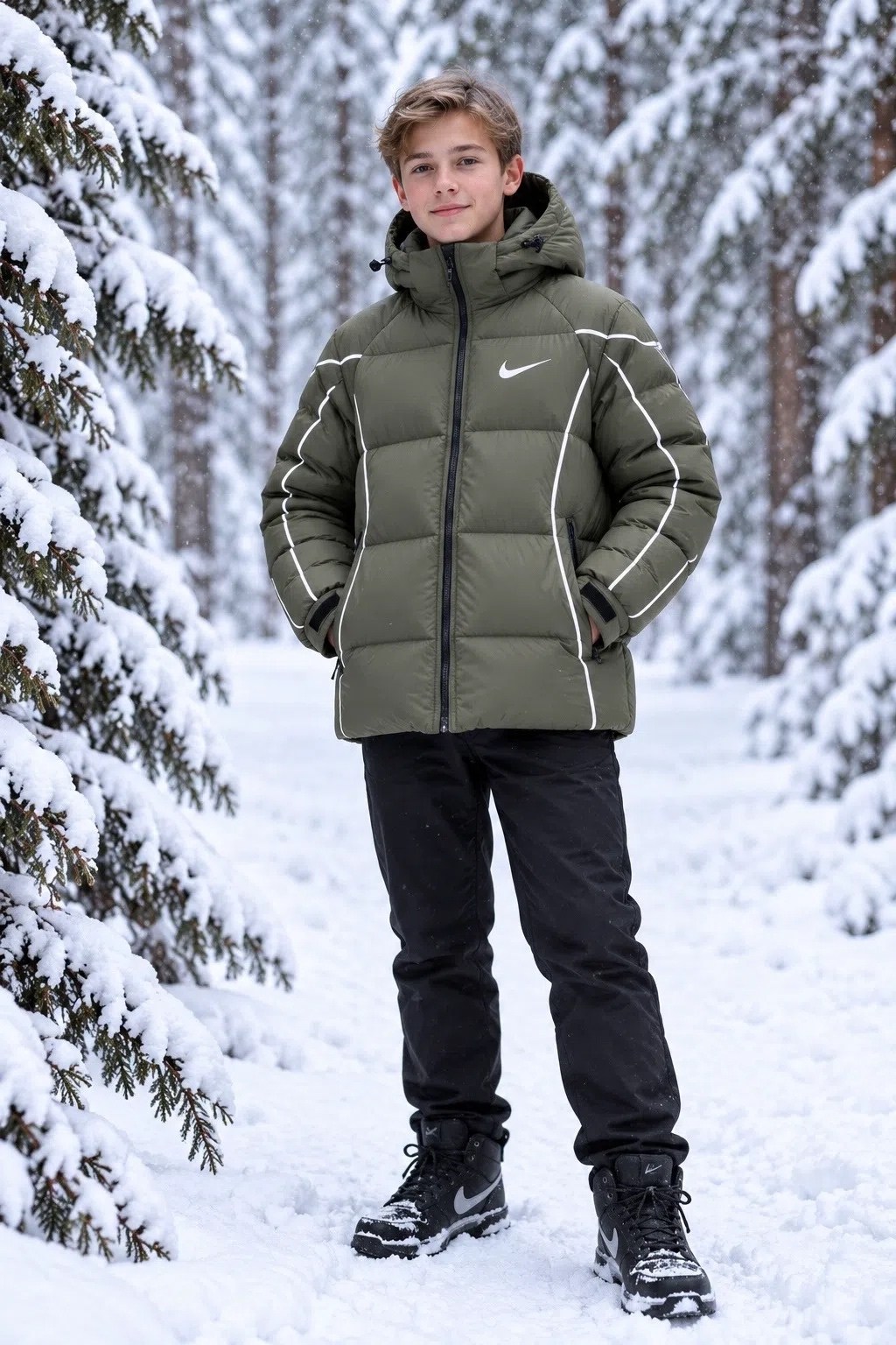 пуховик мужской nike,зимняя куртка nike,пуховики мужские,мужской пуховик найк,мужская куртка пуховик ххл