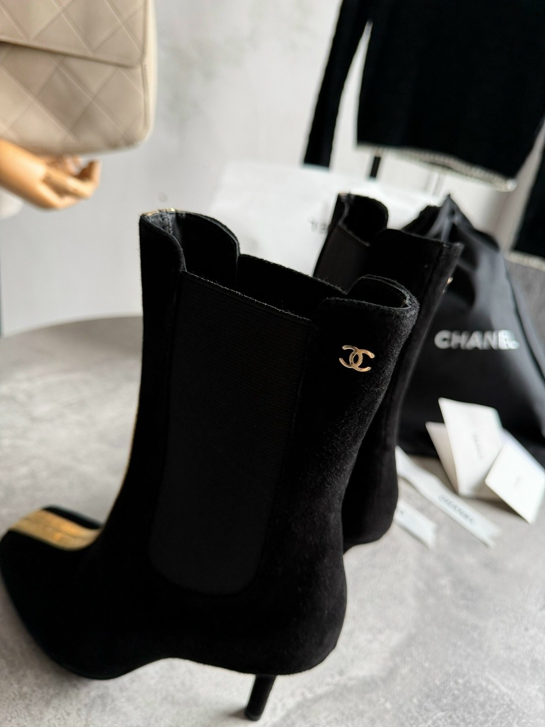 ботильоны chanel,сапоги chanel,,ботинки chanel,женские ботильоны